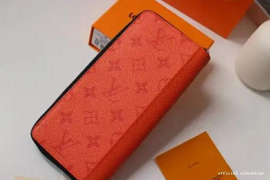 Official oldcobbler VUITTON VERTICAL LOUIS WALLET ZIPPY 0703